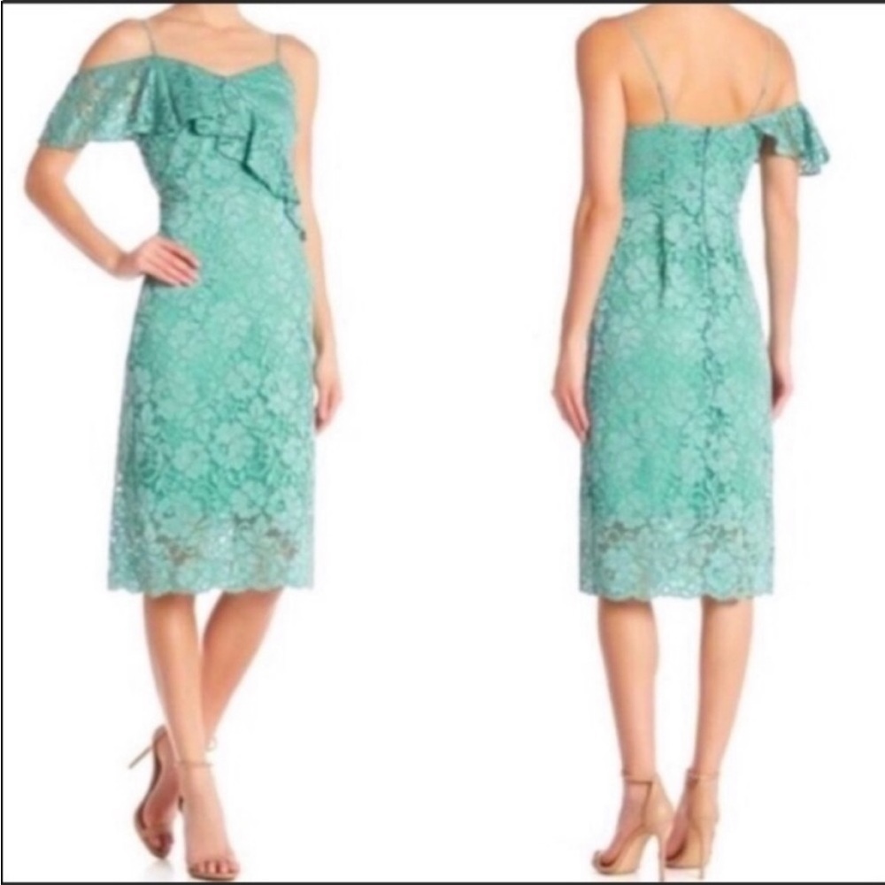 Sam Edelman Lace V-Neck Midi Dress